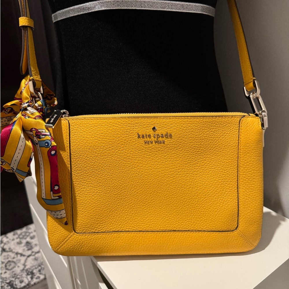 Kate Spade Yellow Crossbody Bag - Picture 2 of 7